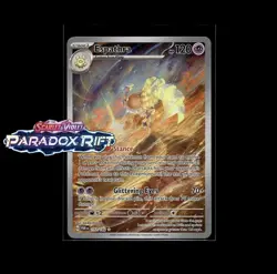 Pokemon Espathra Illustration Rare IR Full Art Holo 197/182 Paradox Rift - Image 1