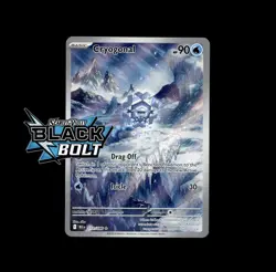 Cryogonal 111/086 Pokemon SV: Black Bolt Illustration Rare NM - Image 1