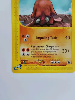 Piloswine 43/144 Uncommon Skyridge Pokemon LP 2003 TCG - Image 3