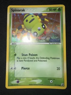 Spinarak 75/115 Unseen Forces - Reverse holo - Stamped - NM - Image 1