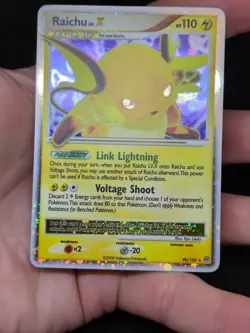 Pokemon Raichu LV.X Stormfront Holo NM W/Swirl 99/100 Diamond & Pearl 2008 - Image 5
