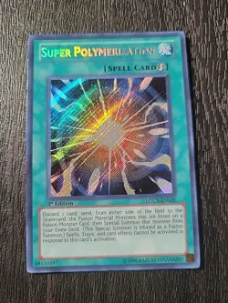 Yugioh! Super Polymerization - LCGX-EN101 - Secret Rare - 1st Ed NM/M - Image 1