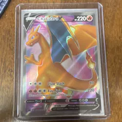 2020 Charizard V SWSH050 Sword & Shield Promo Holo 220 HP English Pokemon TCG - Image 1