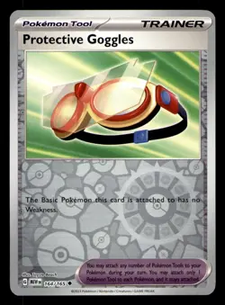 Protective Goggles 164/165 Uncommon 151 Pokemon Reverse Holo Near Mint - Image 1