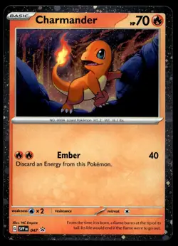 POKEMON CHARMANDER (COSMOS HOLO) SCARLET & VIOLET PROMO 047 HOLO P NM/M - Image 1