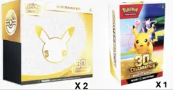Pokemon TCG 30th Anniversary Celebration Set 2x ETB - 1x Booster Bundle Preorder - Image 1