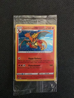Pokemon Special Delivery Charizard SEALED Black Star Promo SWSH075 - Image 1