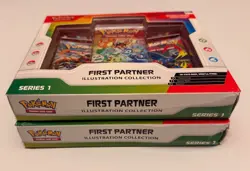 2x Pokemon TCG First Partner Illustration Collection Series 1 Sealed Boxes - Image 3