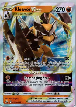 Pokemon TCG Kleavor VSTAR SWSH249 SWSH Black Star Promos Holo NM - Image 1