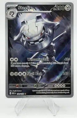 Steelix 150/132 Mega Evolutions illustration Rare English (NM or better) - Image 1