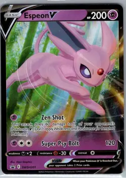 Espeon V 064/203 SWSH07: Evolving Skies - Pokemon Card - NM - Image 1