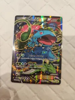 NM Pokemon Venusaur EX XY Black Star Promos Holo Card XY123 - Image 1