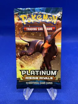 SEALED UNWEIGHED 2009 Pokemon Platinum Rising Rivals Booster Pack Houndoom Art - Image 1