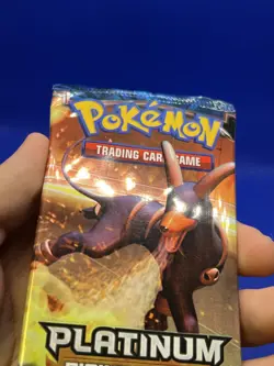 SEALED UNWEIGHED 2009 Pokemon Platinum Rising Rivals Booster Pack Houndoom Art - Image 4