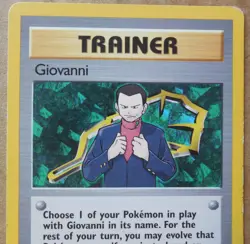 Giovanni 104/132 Rare Non-Holo Gym Challenge Set Pokemon Trainer Card MP - Image 2
