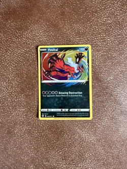 Pokemon TCG Yveltal Shining Fates Holo Card 046/072 Amazing Rare - Image 1