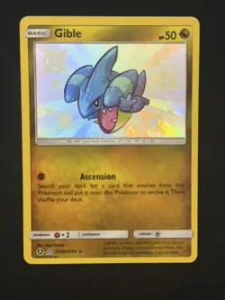 Gible SHINY SV38/SV94 Hidden Fates Holo Foil Rare Pokemon Card - Image 1