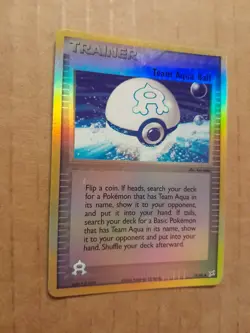 Pokemon Team Aqua Ball 75/95 Team Magma Team Aqua Reverse Holo See Pics - Image 2
