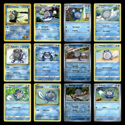 12x Mistys Poliwag Lot Poliwhirl Poliwag 87.0 Gym Heroes Pokemon Cards Set TCG - Image 1