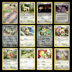12x Meowth Lot Persian Rockets Admin. 125 Sun Moon Team Up Pokemon Cards Set TCG - Image 1