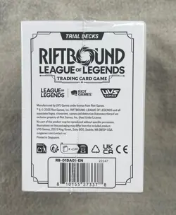 Riftbound League of Legends Trading Card Game Trial Deck Set Sealed English - Image 3
