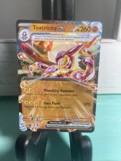 Toxtricity ex 100/182 Paradox Rift Double Rare HOLO Pokemon Card - Image 1
