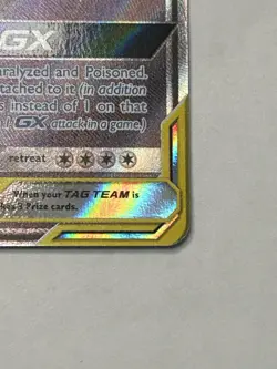 Pokemon TCG English Card Unbroken Bonds Muk & Alolan Muk GX 197/214 Alt Art Holo - Image 4