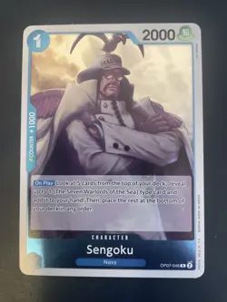 OP07-046 Sengoku : Rare Foil English One Piece TCG Card : OP07: 500 Years in the - Image 1