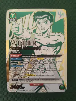 Yusuke Urameshi (038) (Winner) - Union Arena Promotion Card Rare Battle - Image 1