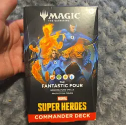 Marvel Super Heroes Commander Deck The Fantastic Four - MTG - New - Image 1