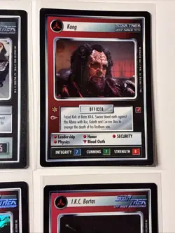 Star Trek CCG 1e - 9 Card FOIL Lot - Kang Kraxon Bortas Fajo’s Gallery- M/NM - Image 4