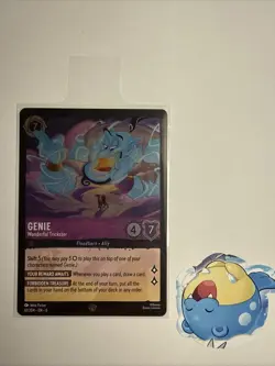 Genie Wonderful Trickster 61/204 Legendary Foil 2024 Disney Lorcana Card NM - Image 5