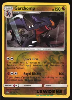 Garchomp - 99/156 - Rare Reverse Holo - Ultra Prism - Pokemon Card - Image 1