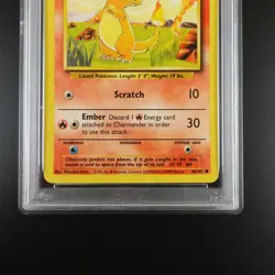 PSA 9 Charmander 46/102 Pokemon Base Set 1999 Non Holo Graded Card - Image 3