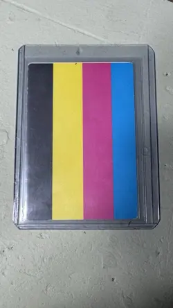 Yu-Gi-Oh! TCG "Color Test Print" Card (Production Misprint/Error) - Image 1