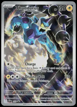 Thundurus 209 Holo Promo Scarlet & Violet Promo Pokemon Card Near Mint - Image 1