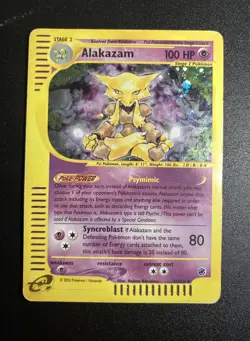 Pokemon Card-Alakazam-1/165-Expedition- Holo-ENG-PL - Image 1