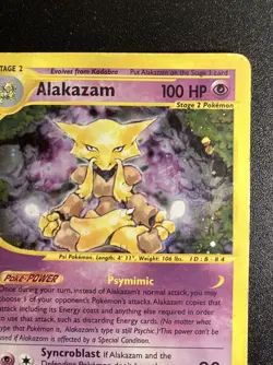 Pokemon Card-Alakazam-1/165-Expedition- Holo-ENG-PL - Image 4
