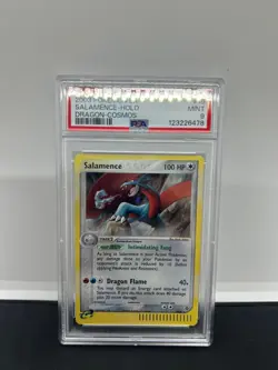 PSA 9 MINT - Salamence 19/97 (EX Dragon) Cosmos Holo Promo Pokemon Card - Image 1