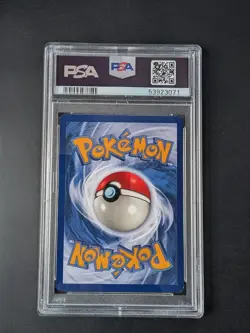 PSA 9 MINT Vaporeon 12/64 ERROR NO SYMBOL Jungle HOLO RARE Pokemon Card - Image 2