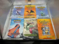 Bundle Of 6 Vintage Pokemon TCG Rule books/card Lists - Image 1