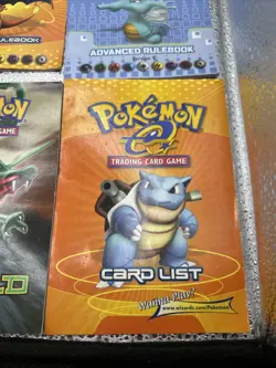 Bundle Of 6 Vintage Pokemon TCG Rule books/card Lists - Image 2