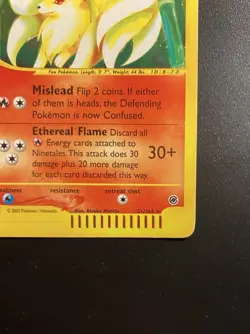 Pokemon Card-Ninetales-21/165-Expedition- Holo-ENG-Good - Image 5