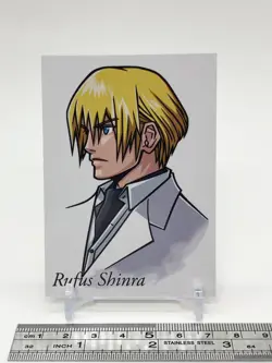 Rufus Shinra Final Fantasy VII Art Museum Card TCG Japanese Square Enix - Image 2