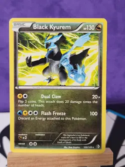 Pokemon TCG Black Kyurem Card Boundaries Crossed 100/149 Regular - Image 1