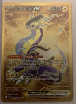 Lot 3 Pokemon Cards Charizard V, Koraidon Ex And Miraidon Ex - Image 4