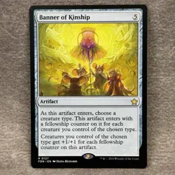 MTG Banner of Kinship Foundations FDN #127 Non-Foil NM Magic Card - Image 1