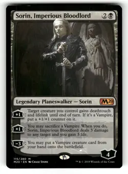 Sorin, Imperious Bloodlord LP Core Set 2020 115 MTG Regular Mythic - Image 1