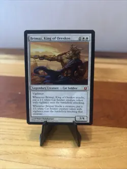 MTG TCG Brimaz, King of Oreskos 5/165 Born of the Gods Mythic Super Rare LP - Image 1