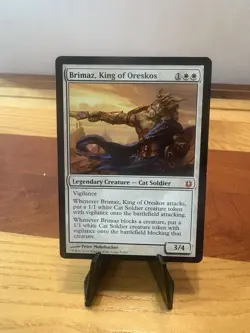 MTG TCG Brimaz, King of Oreskos 5/165 Born of the Gods Mythic Super Rare LP - Image 2